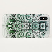 Green Tint für Tribal Design Case-Mate iPhone Hülle (Rückseite (Horizontal))
