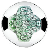 Green Tint für Tribal Design Fußball (Gedreht)