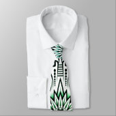 Green Tint für Tribal Design Krawatte (Gebunden)