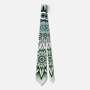 Green Tint für Tribal Design Krawatte