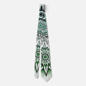 Green Tint für Tribal Design Krawatte (Rückseite)