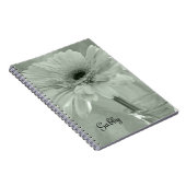 Green Tinted Daisy Blume Notizblock (Rechte Seite)