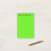 Green to Do List Post-it Klebezettel (Auf Schreibtisch)