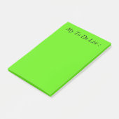 Green to Do List Post-it Klebezettel (angewinkelt)