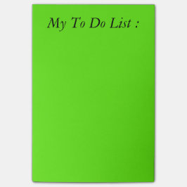 Green to Do List Post-it Klebezettel