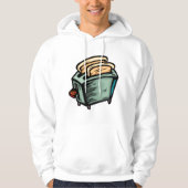 Green Toaster Mens Hoodie (Vorderseite)
