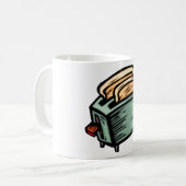 Green Toaster Tasse (Vorderseite Links)