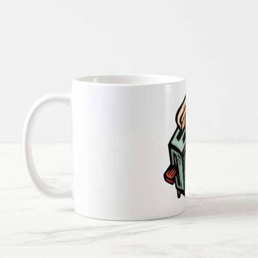 Green Toaster Tasse (Links)