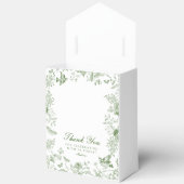 Green Toile De Jouy Floral Dessert Gevor Boxen Geschenkschachtel (Offen)