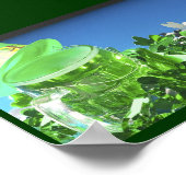 Green Top Hat & Green Beer - Poster (Ecke)