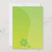 Green Top Hat-Party Einladung (Rückseite)