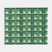 Green Topsy Turvy Fleecedecke (Vorderseite (Horizontal))