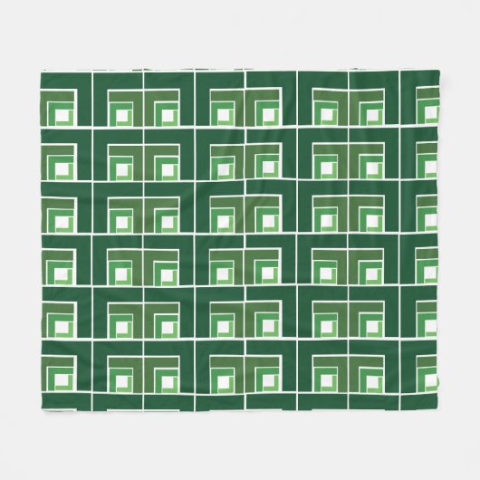 Green Topsy Turvy Fleecedecke (Vorderseite (Horizontal))