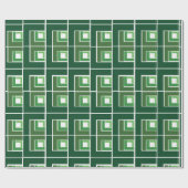 Green Topsy Turvy Geschenkpapier (Flach)