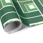 Green Topsy Turvy Geschenkpapier (Rolleneckpunkt)