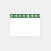 Green Topsy Turvy Post-it Klebezettel (Vorderseite)