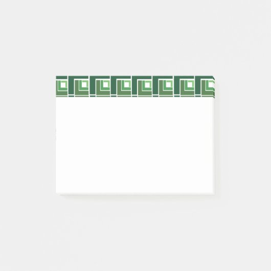 Green Topsy Turvy Post-it Klebezettel (Vorderseite)