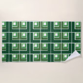 Green Topsy Turvy Strandtuch (Vorderseite)