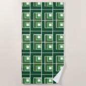 Green Topsy Turvy Strandtuch (Vorderseite)