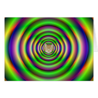 Green Torus Tunnel Card + Katze