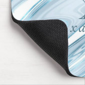 Green Tosca Marmor benutzerdefinierbar Mousepad (Ecke)