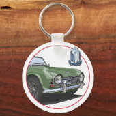 Green TR4 Schlüsselanhänger (Vorderseite)