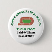 Green Track Team Individueller Läufer Button (Vorderseite)