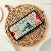 Green Tracket Geburtstag Boarding Pass Einladung