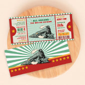 Green Tracket Geburtstag Boarding Pass Einladung