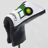 Green Tractor Design Golf Headcover (3/4 Vorderseite)