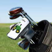 Green Tractor Design Golf Headcover (In Situ)