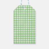 Green Tractor Farm birthday Geschenkanhänger (Rückseite)