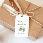 Green Tractor Geschenkmarke Geschenkanhänger