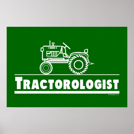 Green Tractor Ologist Poster (Vorne)