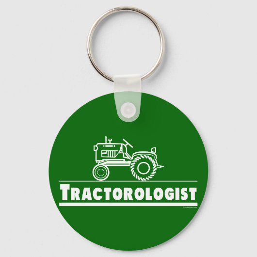 Green Tractor Ologist Schlüsselanhänger (Vorderseite)