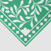 Green Traditional Bone Inlay Decoupage Paper Seidenpapier (Detail)