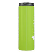 Green Travel für gesunde Trekking-Logos Thermosbecher (Rückseite)