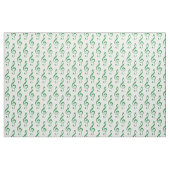 Green Treble Clef Muster Fabric Stoff (Yard (91,4 cm))