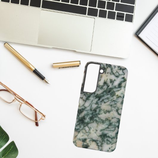 Green Tree Agate Pattern Samsung Galaxy Hülle