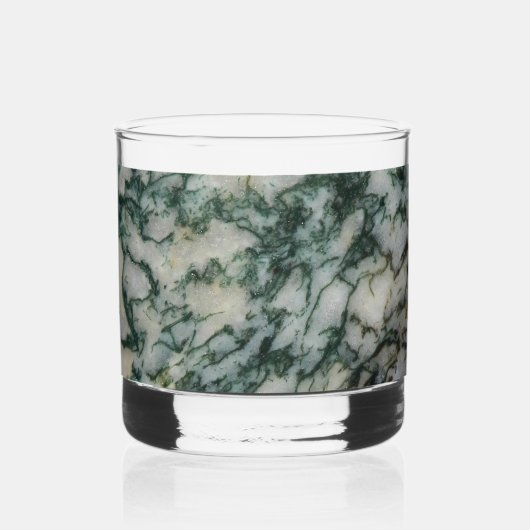 Green Tree Agate Pattern Whiskyglas (Vorderseite)