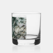 Green Tree Agate Pattern Whiskyglas (Links)