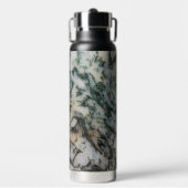 Green Tree Agate Stone Muster Trinkflasche (Vorderseite)