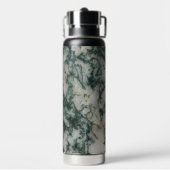Green Tree Agate Stone Muster Trinkflasche (Hinten)