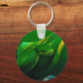 Green Tree Boa Schlüsselanhänger (Vorderseite)