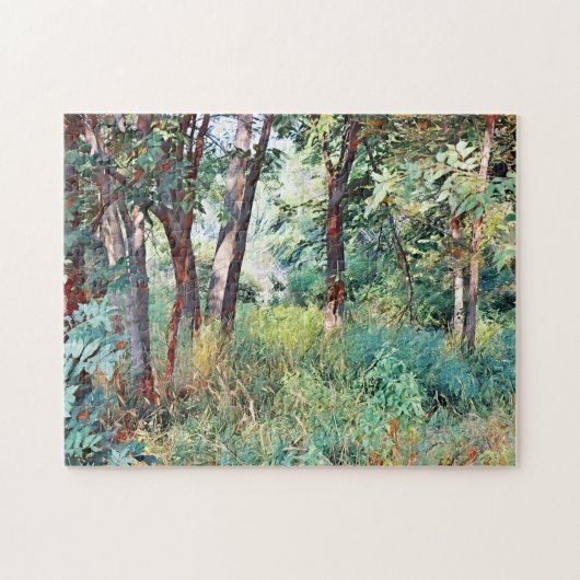 Green Tree Forest Wanderpuzzle Puzzle (Horizontal)