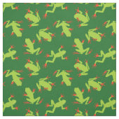 Green Tree Frog Gemustert Stoff (Muster)