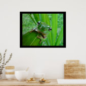 Green Tree Frog Posters & Prints Poster (Küche)