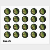 Green Tree Frog Sticker (Blatt)