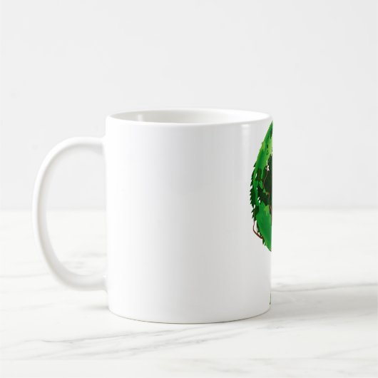 Green Tree Globe Tasse (Links)