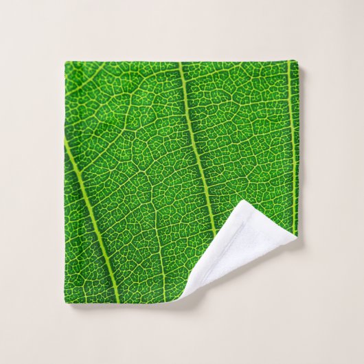 Green Tree Leaf Waschlappen (Waschlappen)